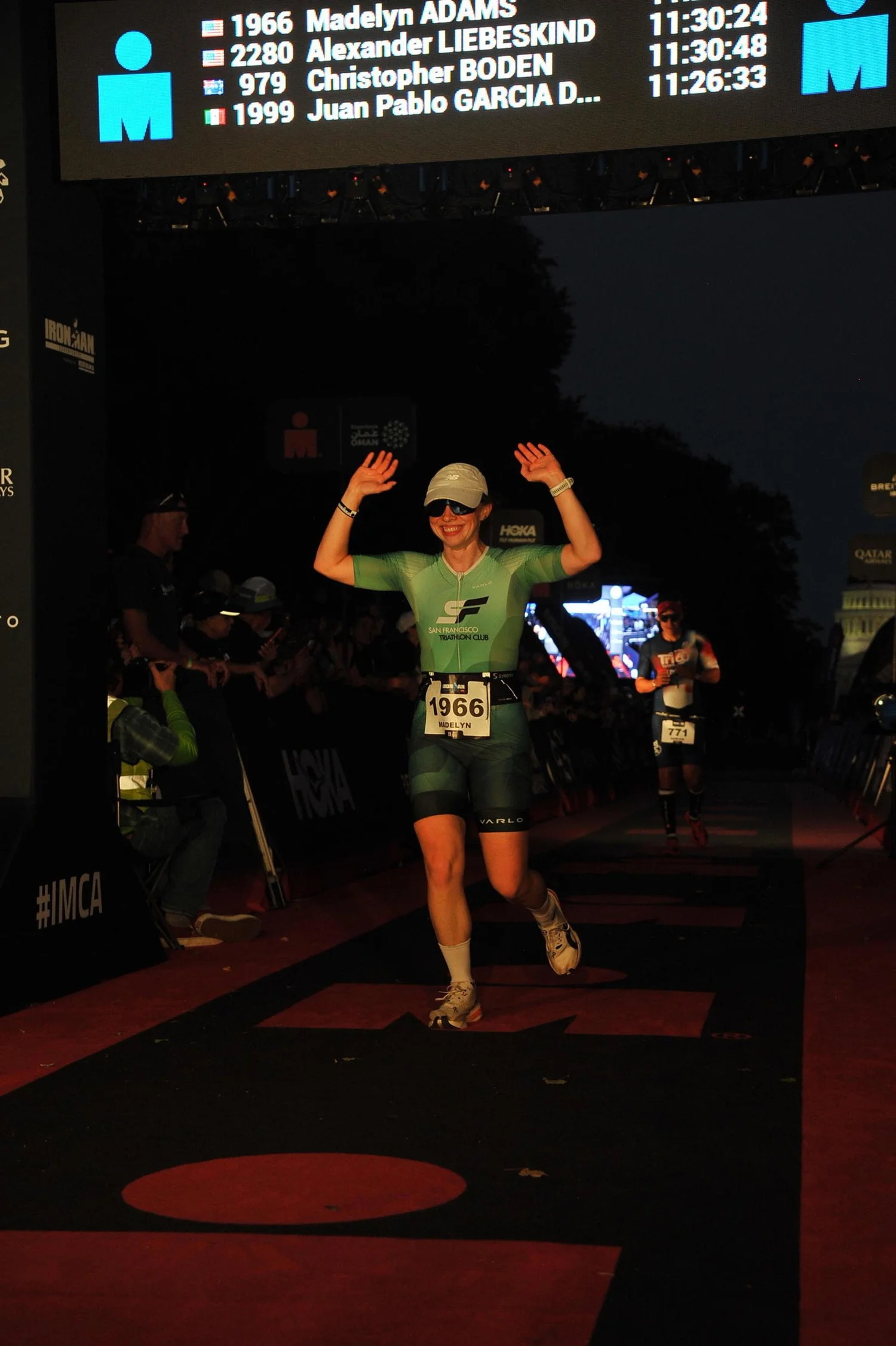 Maddy finishing IM California