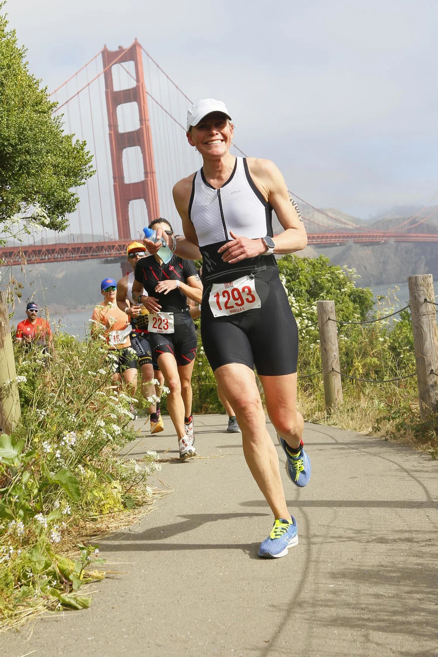 Mirella running during Escape from Alcatraz